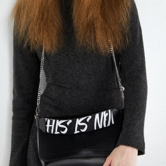 Zara text print crossbody bag - Picture 7 of 13